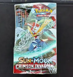 Pokemon Crimson Invasion Booster Box - Sun and Moon S&M BB Sealed 2017 Vintage 820650812491 - Image 4