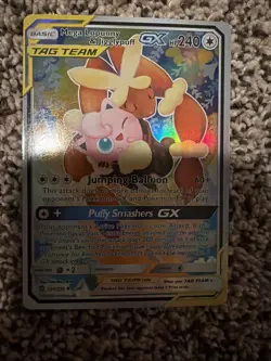 Pokemon TCG Mega Lopunny & Jigglypuff GX 235/236 Cosmic Eclipse🔥🔥🔥🔥🔥 - Image 1