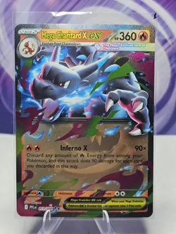 Pokemon Mega Charizard X ex 013/094 PFL Phantasmal Flames LP - Image 1