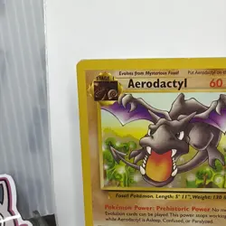 Aerodactyl 16/62 Non Holo Fossil Set Rare Pokemon WOTC NM - Image 4