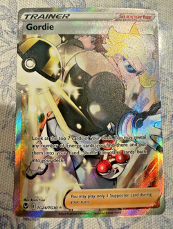 Pokemon TCG Gordie TG24/TG30 Swsh12 Silver Tempest Trainer Gallery Holo - Image 1