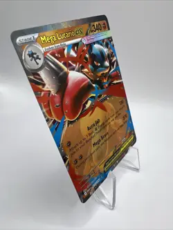 Mega Lucario ex - Double Rare ME01: Mega Evolution 077/132 POKEMON TCG - Image 4
