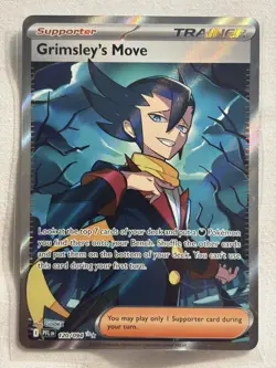 Pokemon TCG Phantasmal Flames #120/094 Grimsley's One Move NM - Image 1