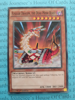 SDMP-EN015 Fusilier Dragon, the Dual-Mode Beast Yu-Gi-Oh Card 1st Edition New - Image 1