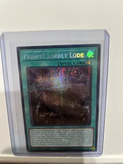 Primite Lordly Lode Prismatic Secret Rare MP25-EN114 2025 Yugioh 1st Edition - Image 1