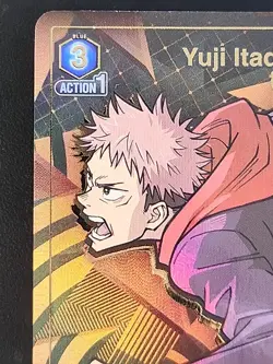 Yuji Itadori (006) R* Blue Alt Art Jujutsu Kaisen Union Arena TCG - Image 2