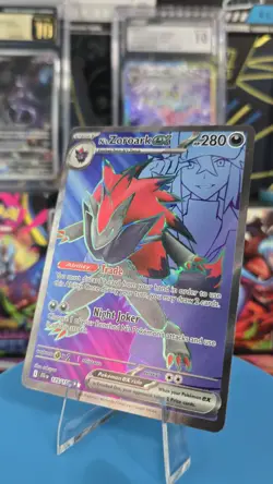 Pokemon TCG Journey Together NS Zoroark EX Card 175/159 NM Condition - Image 1