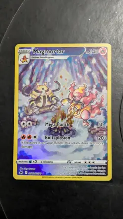 Magmortar GG03/GG70 Crown Zenith: Galarian Gallery NM Pokemon Card TCG - Image 1