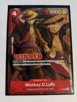 Monkey.D.Luffy - P-007 (Winner Pack Vol. 1) - One Piece Promotion Cards (OP-PR) - Image 1