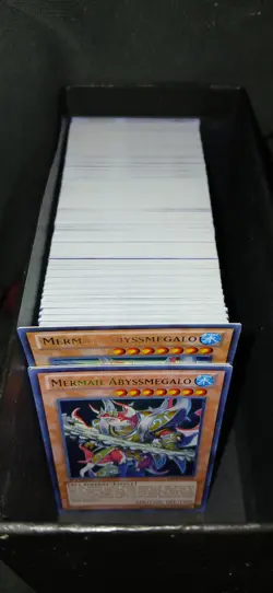 Yugioh X350 Plus Card Collection Mixed Sets Used Storage Unit Find Mostly Common - Image 1