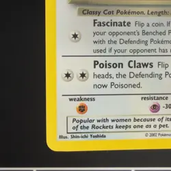 LP Persian 6/110 Holo Legendary Collection Pokemon Trading Card 2002 Vintage - Image 5