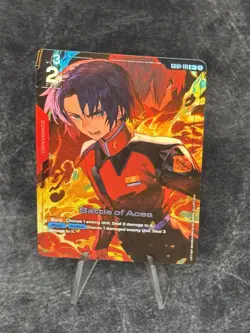 Gundam Card Game Newtype Rising GD01-111 R+ Battle of Aces Alt Art - Mint - Image 1