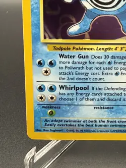 Poliwrath 13/102 Base Set Holo Pokemon Card WOTC 1999-2000 4th Print - LP - Image 4