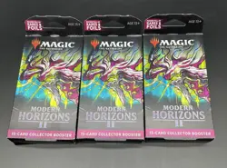 MTG Modern Horizons II Sealed Collectors Booster Pack x3 - Image 1