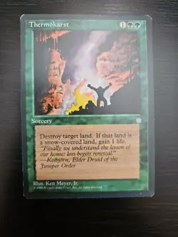 Magic The Gathering - MTG - 1x - LP - Thermokarst Ice Age Regular - Image 1