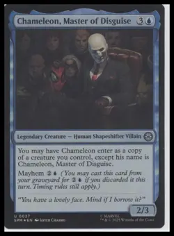 🎭 MTG Marvel’s Spider-Man Chameleon, Master of Disguise Foil - Uncommon 🕸 - Image 1