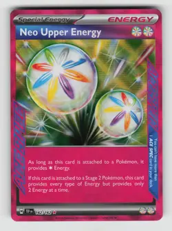 Pokemon - Neo Upper Energy - 162/162 SV05: Temporal Forces - ACE SPEC Rare - NM - Image 1