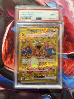 Japanese Pokemon TCG Charizard EX sv3 139/108 Ultra Rare PSA 10 GM-MT - Image 1