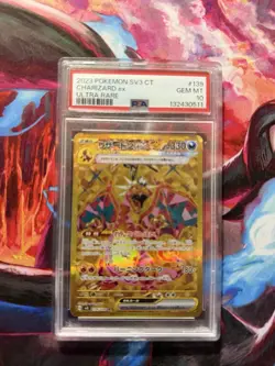 Japanese Pokemon TCG Charizard EX sv3 139/108 Ultra Rare PSA 10 GM-MT - Image 3