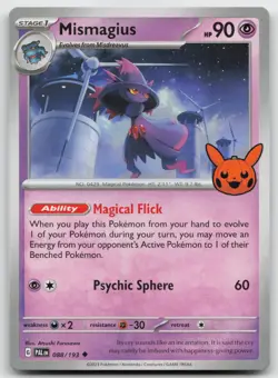 Pokemon Mismagius Uncommon Trick or Trade 2023 088/193 LP - Image 1