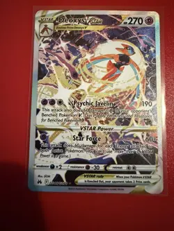 Deoxys VSTAR GG46/GG70 Pokemon Crown Zenith: Galarian Gallery Holo NM - Image 1