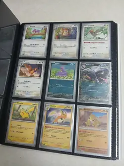 Pokemon 151 basic set #1-165 With Binder Charizard Blastoise Mew Venusaur EX - Image 4