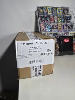 Pokemon TCG Surging Sparks Booster Box Sealed Case (6x Booster Boxes) Sealed - Image 1
