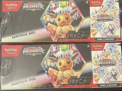 Pokemon Prismatic Evolutions Surprise Box And Booster Bundle Sealed (2-packs) - Image 1