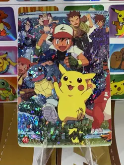 Pokemon Vintage Pocket Monsters Vending HOLO Prism Sticker 1999 Bandai Nintendo - Image 4
