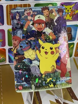 Pokemon Vintage Pocket Monsters Vending HOLO Prism Sticker 1999 Bandai Nintendo - Image 5