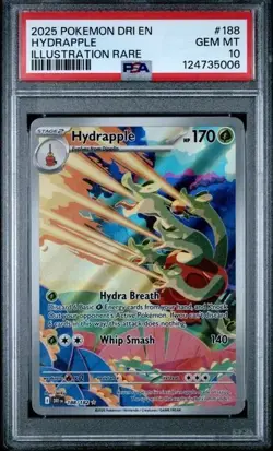 HYDRAPPLE #188 PSA 10 • 2025 POKEMON DRI EN-DESTINED RIVALS ILLUSTRATION RARE - Image 1