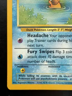 Pokemon Psyduck WOTC Black Star League Promo #20 (LP) - Image 3