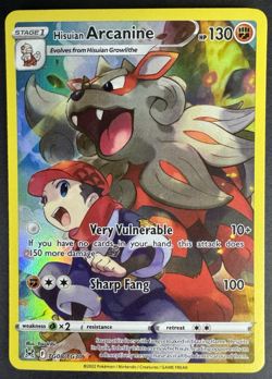 Hisuian Arcanine TG08/TG30 - Holo Rare - Lost Origin - Pokemon TCG - NM - Image 1