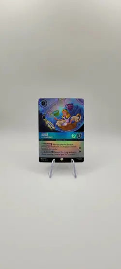 Disney Lorcana TCG: Alice Accidentally Adrift- Fabled 217/204 Epic FOIL NM - Image 2