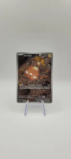 Pokemon TCG: Stunfisk 202/191 Sv08:Surging Sparks Holo Illustration Rare Card NM - Image 1