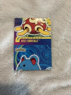 Pokemon Topps ERROR CARD (Shuckle & Marill) - Image 1
