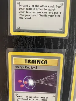 Pokemon TCG 9 X Base Set Trainer Cards 1999 WOTC Vintage Bundle Job Lot LP - Image 2