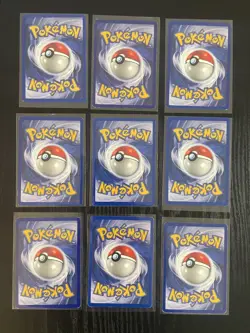 Pokemon TCG 9 X Base Set Trainer Cards 1999 WOTC Vintage Bundle Job Lot LP - Image 4
