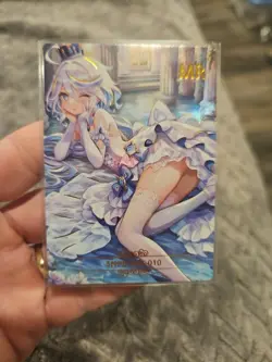 Goddess Story Waifu Anime MR-010 Holo Foil Furina Thick Trading Card - Image 1