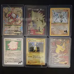 Pokemon TCG Card Lot - Pidgeot, Machamp, Chansey, Giratina, Tyranitar, Ampharos - Image 1