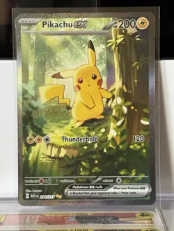 Pokemon Pikachu EX Secret Rare Full Art Holo 276/217 200 HP Electric Card - Image 1