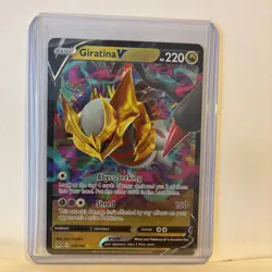 Pokemon TCG Giratina v 130/196 Lost Origin Full Art Ultra Rare Holo Card - Image 1