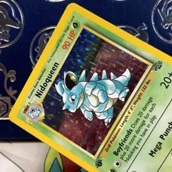 1st edition Nidoqueen 7/64 Jungle Holo Rare Card LP Pokemon TCG - Image 3