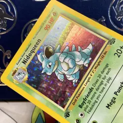 1st edition Nidoqueen 7/64 Jungle Holo Rare Card LP Pokemon TCG - Image 4