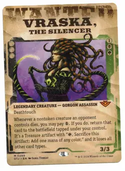 Magic the Gathering MTG Card: Vraska, the Silencer Showcase #0299 OTJ Mythic! NM - Image 1