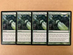 MTG 4x Mwonvuli Acid-Moss # 207 Time Spiral Pauper Magic the Gathering x4 NM - Image 1
