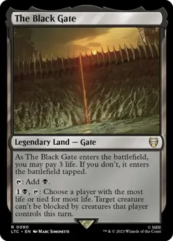 NM The Black Gate, MTG, Lord of the Rings, Magic the Gathering, 80 - Image 1