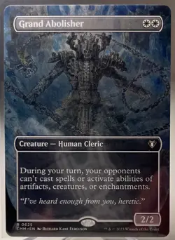 Magic MTG Grand Abolisher *Borderless* Commander Masters #625 Pristine!!! - Image 1