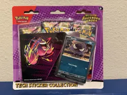 Pokemon Ascended Heroes Tech Sticker Collection Charmander Ghastly Lot Of 5 - Image 3