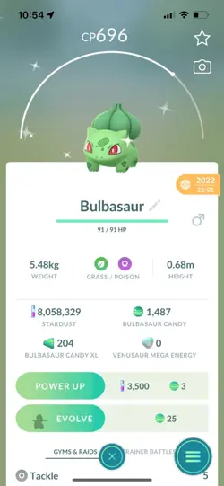 Pokemon Go Shiny Bulbasaur ( Reduced) - Image 1